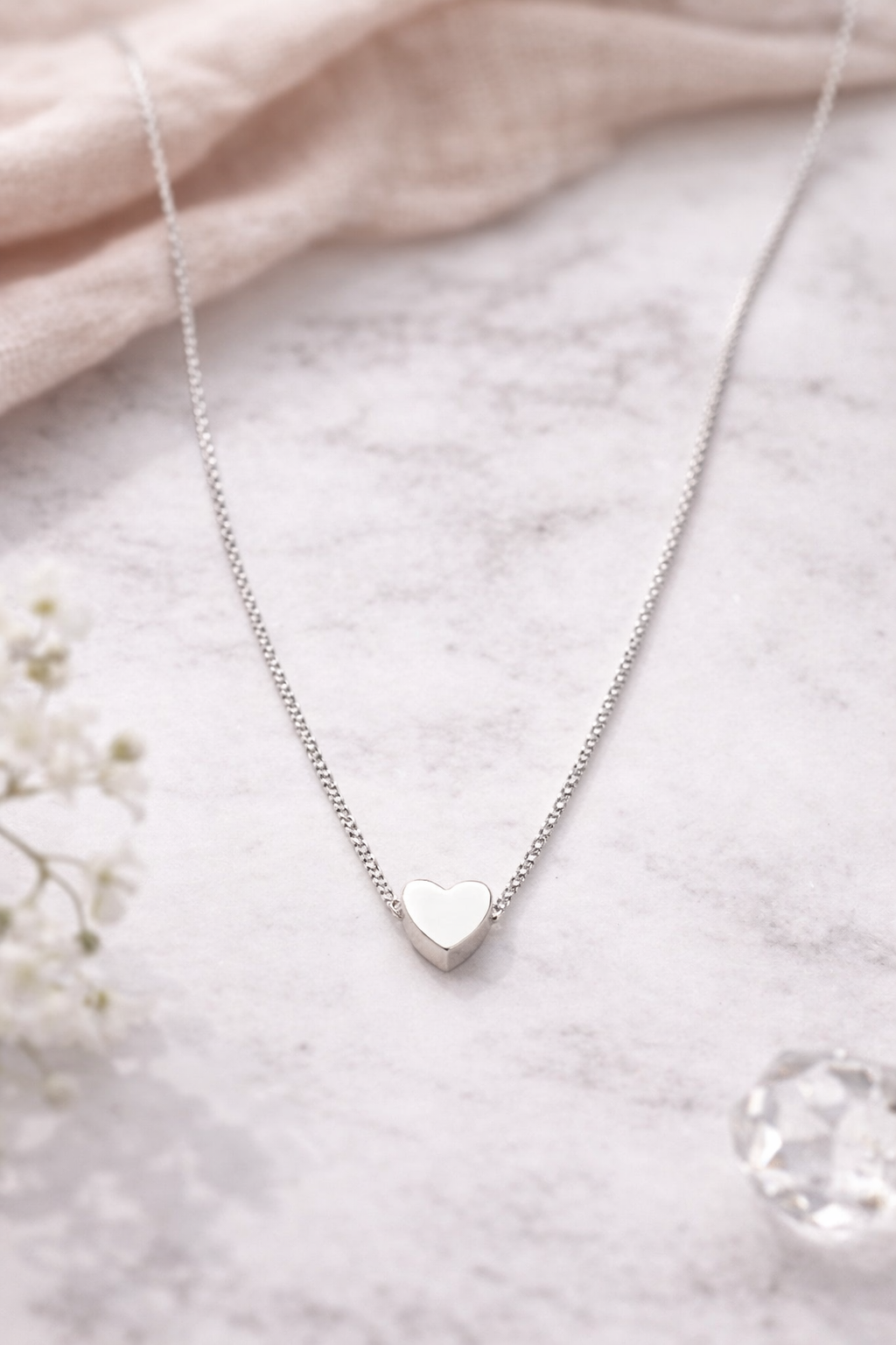 Collier Cœur en Argent 925 – Minimaliste & Élégant