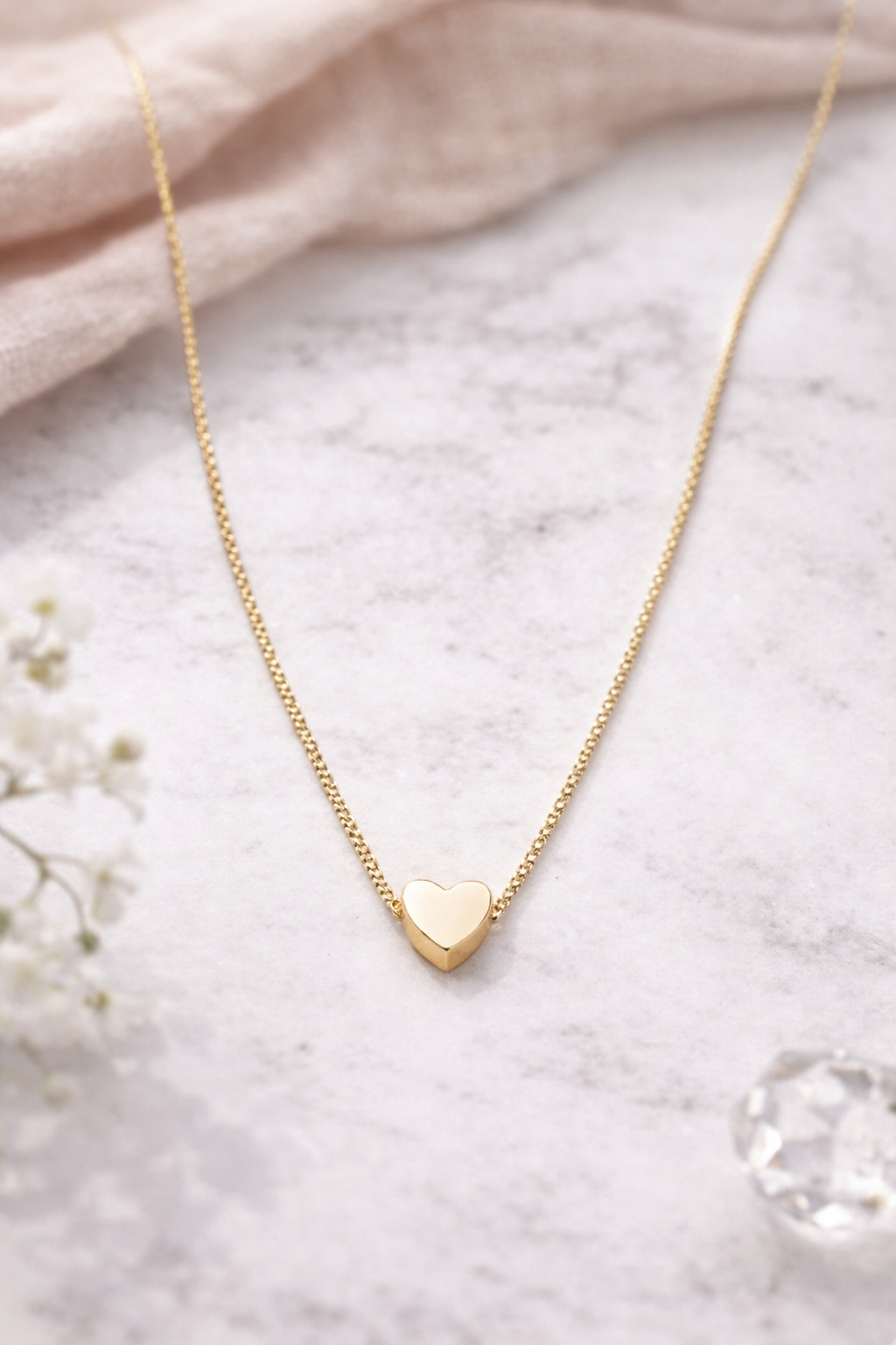 Collier Cœur en Argent 925 – Minimaliste & Élégant