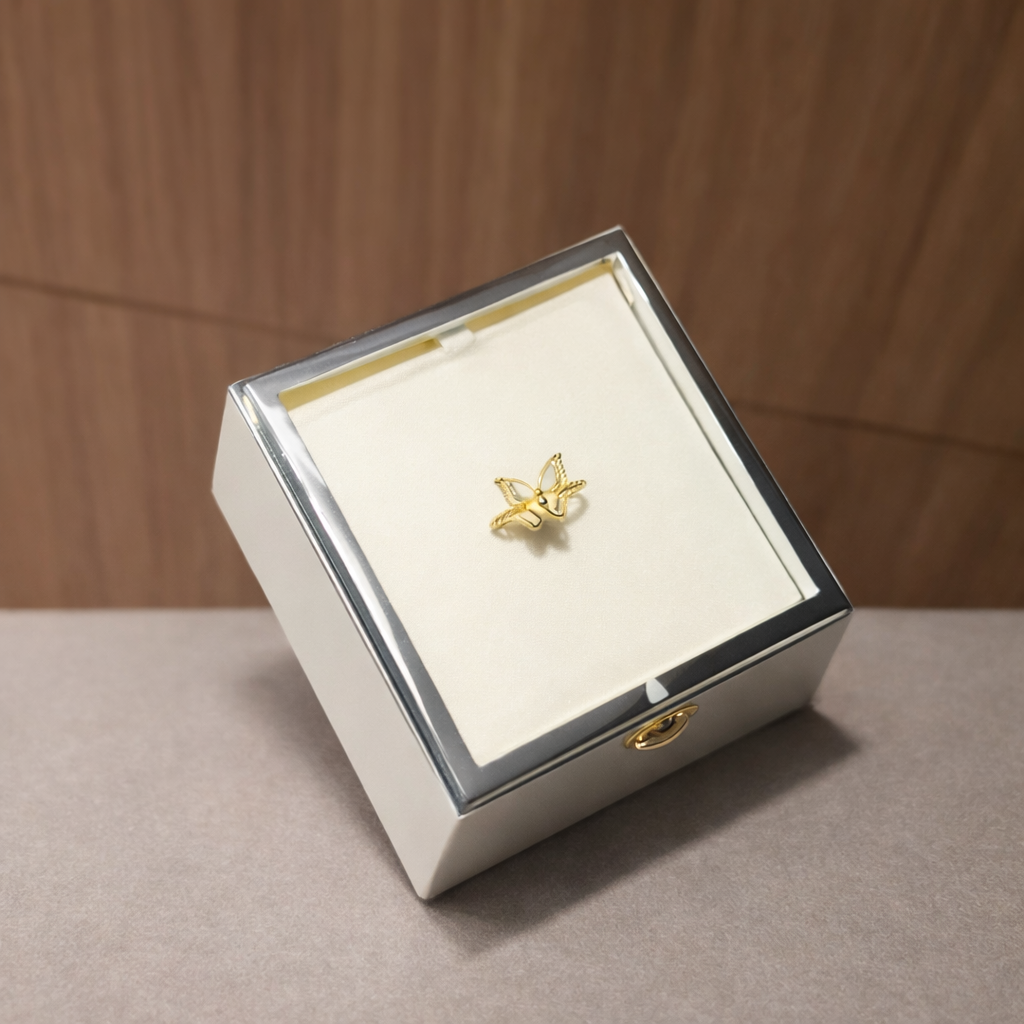 Boîte à Bagues à Rabat Ours Rednote – Mini Gâteau Cadeau Saint-Valentin & Anniversaire pour Petite Amie