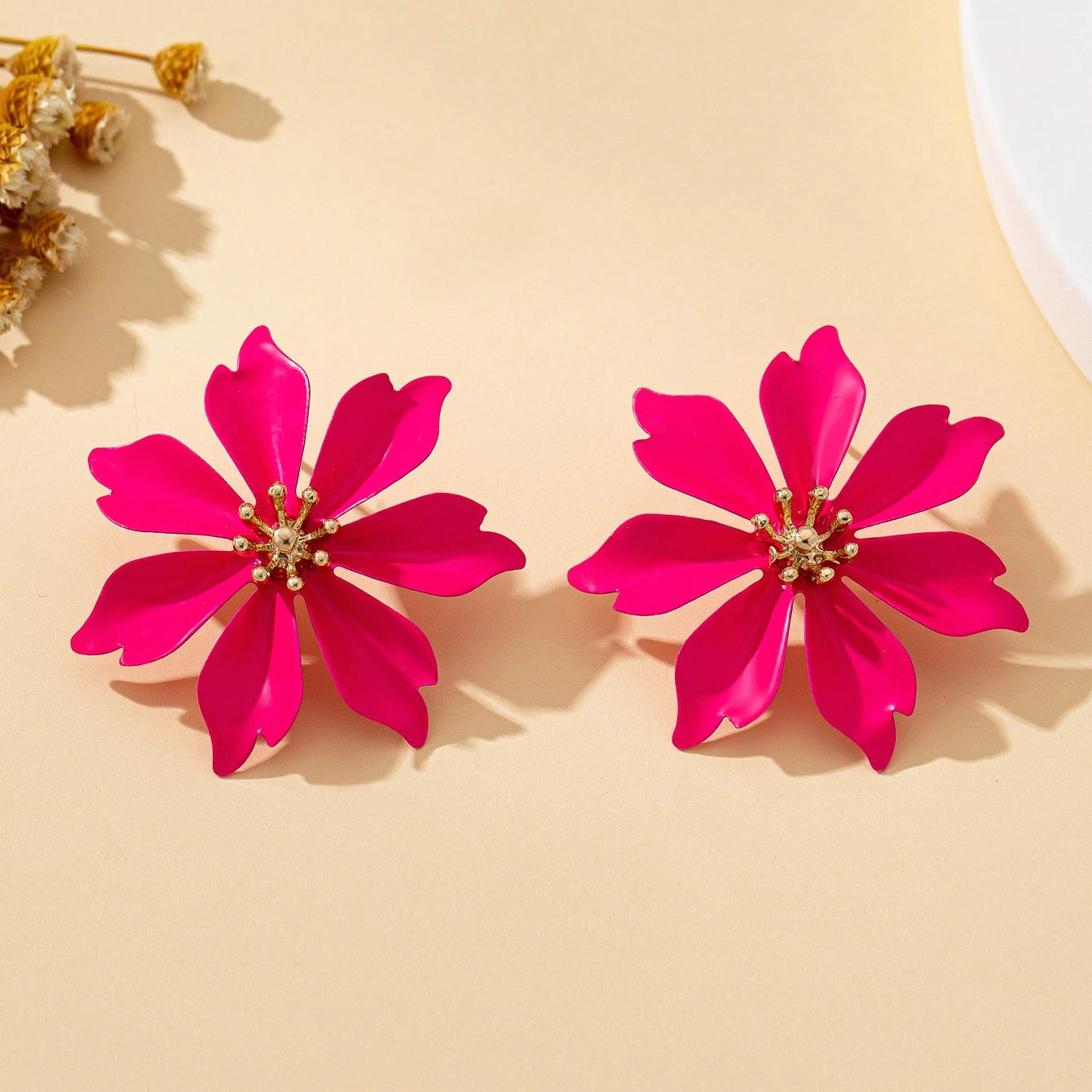 ensemble de bijoux pour femmes, des boucles d'oreilles à fleurs