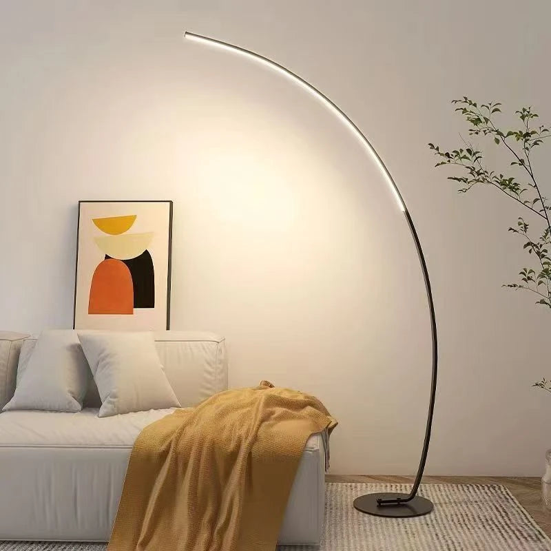 Lampe de Sol LED Moderne Nordique en Arc