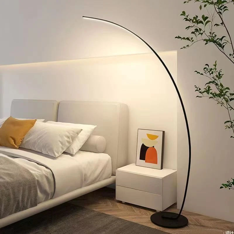 Lampe de Sol LED Moderne Nordique en Arc