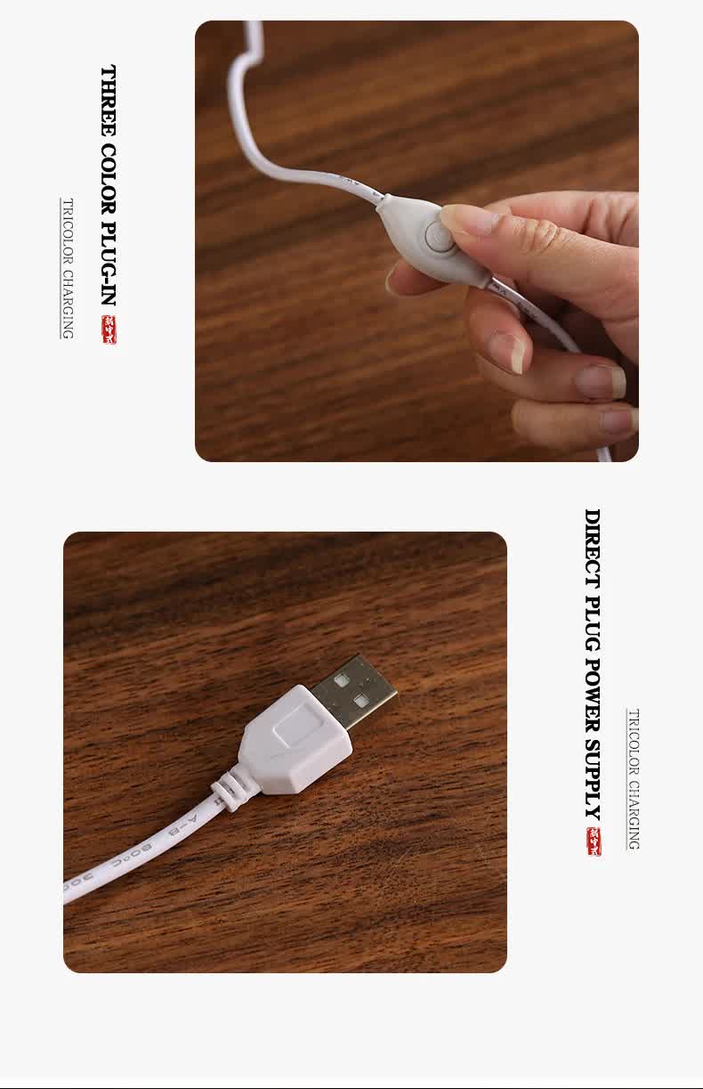 NNEDSZ Pink LED Glass Night Light with Mountain Design, USB Rechargeable-4